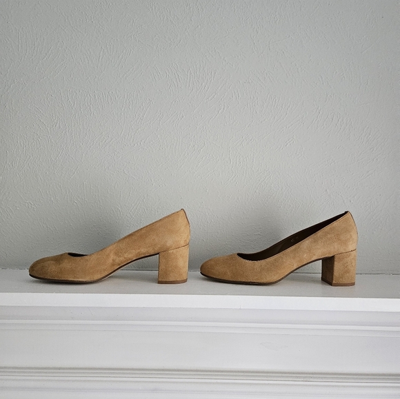 NWOT Margaux 'The Heel' Suede Pumps - Picture 2 of 10
